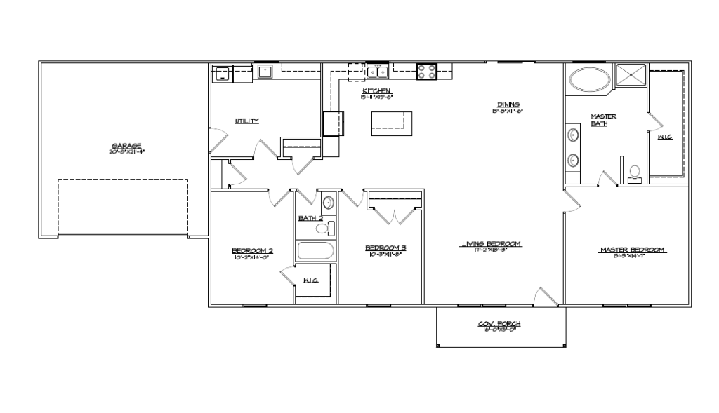 The Oakridge Floor Plan for fliers